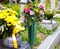 12 Pack Memorial Flower Vase Plastic Cemetery Vases with Spikes Cemetery Decorations for Grave Decorations for Cemetery Vases for Flowers Plastic Vases for Flowers Cemetery Flowers for Grave Vase